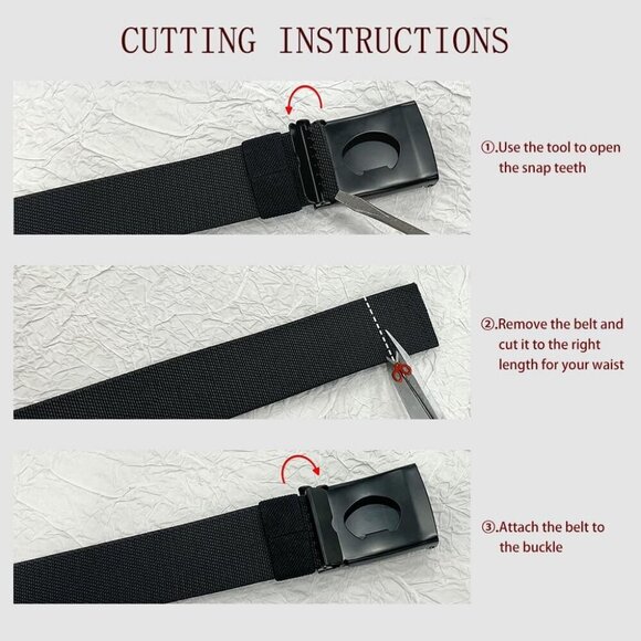 Women\'s 2 Canvas Black And Dark Grey Adjustable Web Belt Top Military Buckle main image 6